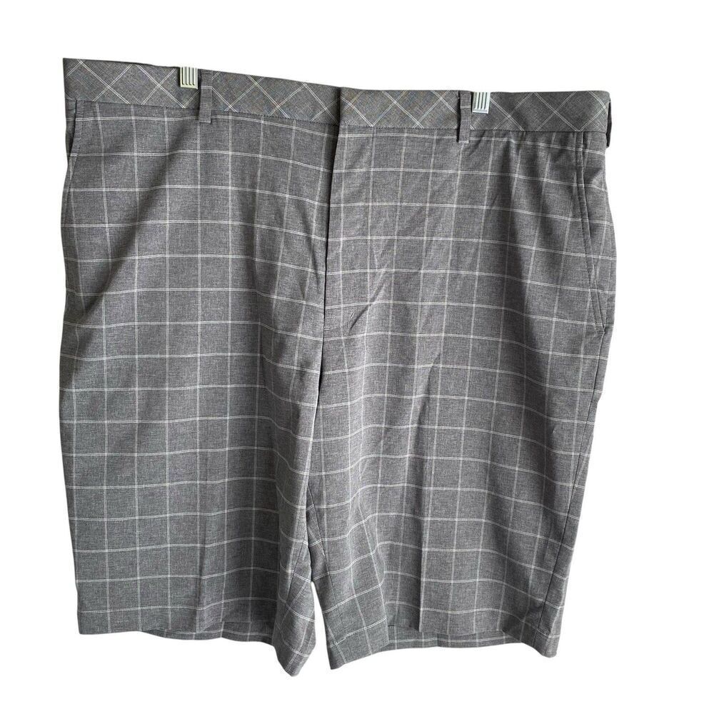 Walter Hagen Shorts Mens 40 Performance Golf Grip Waist Flat Front 10" Inseam